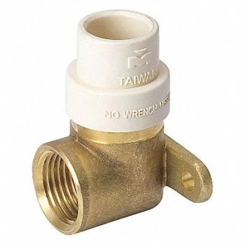 GRAINGER APPROVED Elbow Forged Brass 1/2 x1/2 FIPxSOLV, 30UN20