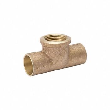 STREAMLINE Reducing Tee Copper 1 Tube CxCxFPT, 30UN21