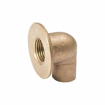 STREAMLINE Flanged Sink Elbow 90 Deg Copper 1/2 C, 30UN23
