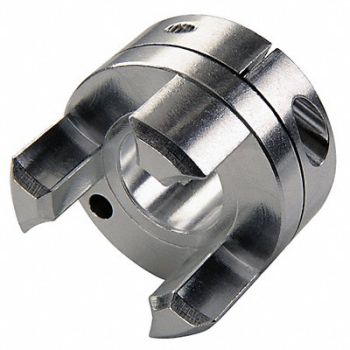RULAND MANUFACTURING Curved Jaw Coupling Hub 30mm Aluminum, 30UP73