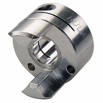 RULAND MANUFACTURING Curved Jaw Coupling Hub 8mm Aluminum, 30UP82