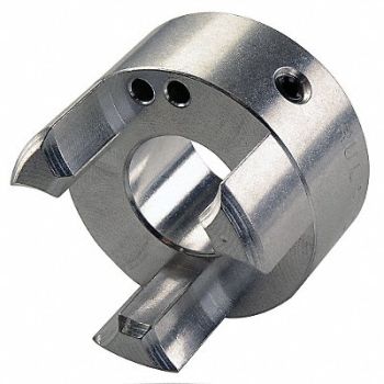 RULAND MANUFACTURING Curved Jaw Coupling Hub 30mm Aluminum, 30UR33