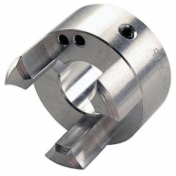 RULAND MANUFACTURING Curved Jaw Coupling Hub 1/2 Aluminum, 30UP48