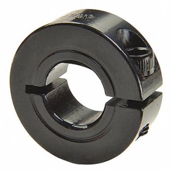 RULAND MANUFACTURING Shaft Collar D-Bore 1Pc 1/2 In Steel, 30VK75
