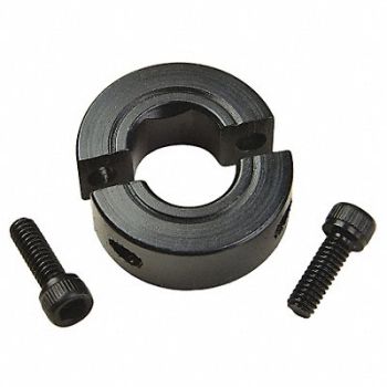RULAND MANUFACTURING Shaft Collar D-Bore 2Pc 1/2 In Steel, 30VR69