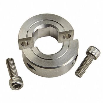 RULAND MANUFACTURING Shaft Collar D-Bore 2Pc 1/2 In 303 SS, 30VR70