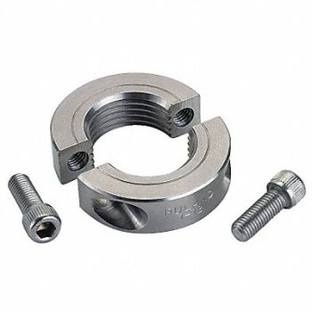 RULAND MANUFACTURING Shaft Collar Threaded 2Pc 1/2-13 In SS, 30VU52