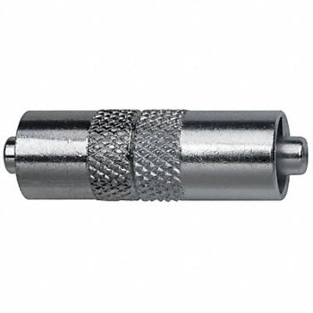 GRAINGER APPROVED Luer Lock Adapter Plated Brass Silver, 30WJ93