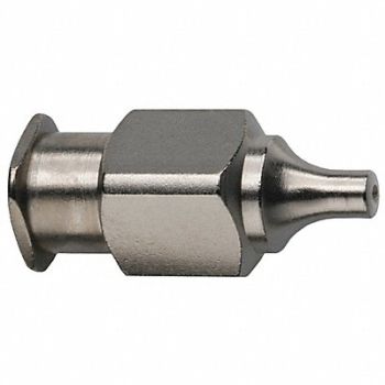 GRAINGER APPROVED Female Luer Lock Blank Plated Brass, 30WK01