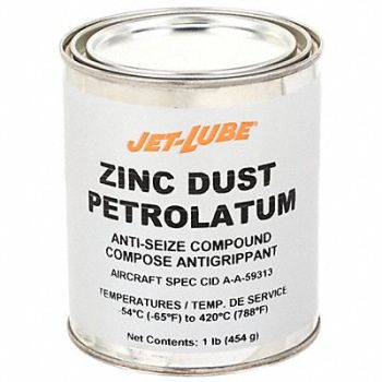 JET-LUBE Gen Purp Anti-Seize 1 lb Plug-Top Can, 30WK69