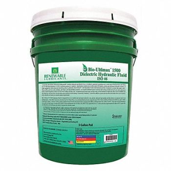 RENEWABLE LUBRICANTS Hydraulic Oil Pail Yellow 5 gal., 30WK96