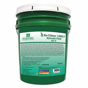 RENEWABLE LUBRICANTS Hydraulic Oil Pail Yellow 5 gal., 30WL15