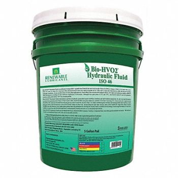 RENEWABLE LUBRICANTS Hydraulic Oil Pail Yellow 5 gal., 30WL18