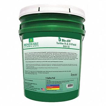 RENEWABLE LUBRICANTS Hydraulic Oil Pail Yellow 5 gal., 30WL21