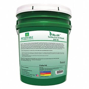 RENEWABLE LUBRICANTS Hydraulic Oil Pail Yellow 5 gal., 30WL24