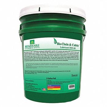 RENEWABLE LUBRICANTS ChainWireRope Lube 5 gal Pail, 30WL53