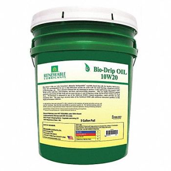 RENEWABLE LUBRICANTS Drip Oil Synthetic Base 5 gal., 30WL58