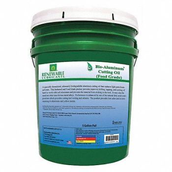 RENEWABLE LUBRICANTS Cutting Oil Pail Yellow 5 gal., 30WL83