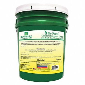 RENEWABLE LUBRICANTS Cleaner/Degreaser Unscented 5 gal Bucket, 30WL88
