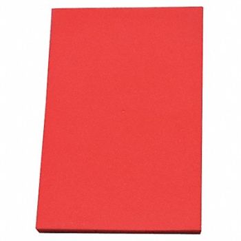 GRAINGER APPROVED Polyethylene Sheet L 24 in Red, 30WM73