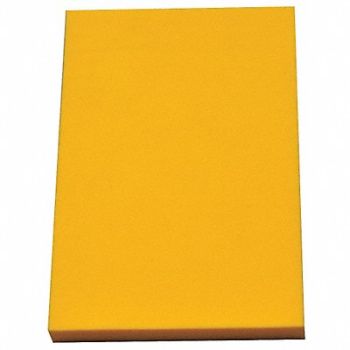 GRAINGER APPROVED Polyethylene Sheet L 24 in Yellow, 30WN79