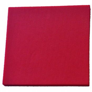 GRAINGER APPROVED Polyethylene Sheet L 4 ft Red, 30WM67
