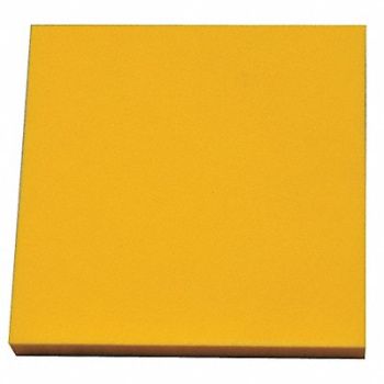 GRAINGER APPROVED Polyethylene Sheet L 24 in Yellow, 30WN68