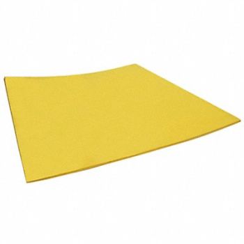 GRAINGER APPROVED Polyethylene Sheet L 24 in Yellow, 30WM74
