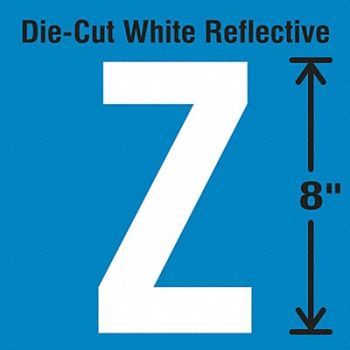 STRANCO INC Die-Cut Reflective Letter Label Z, 30WZ51