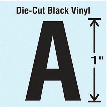 STRANCO INC Die Cut Letter Label A 10 Cards PK10, 30WZ62
