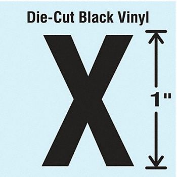 STRANCO INC Die Cut Letter Label X 10 Cards PK10, 30WZ85