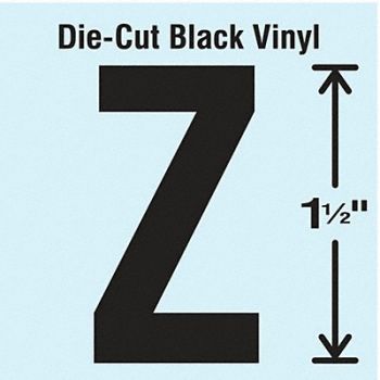 STRANCO INC Die Cut Letter Label Z 10 Cards PK10, 30XA24