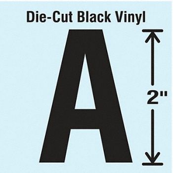 STRANCO INC Die Cut Letter Label A 10 Cards PK10, 30XA35