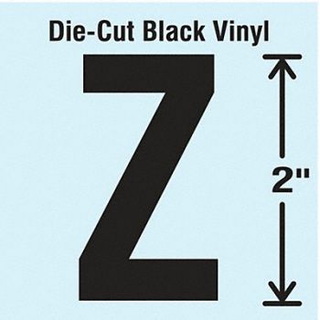 STRANCO INC Die Cut Letter Label Z 10 Cards PK10, 30XA60