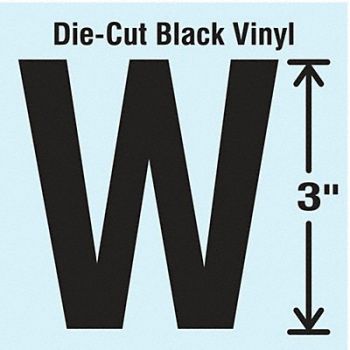 STRANCO INC Die Cut Letter Label W 10 Cards PK10, 30XA93