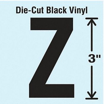 STRANCO INC Die Cut Letter Label Z 10 Cards PK10, 30XA96