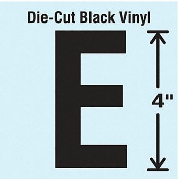 STRANCO INC Die Cut Letter Label E 10 Cards PK10, 30XC12