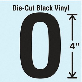 STRANCO INC Die Cut Letter Label O 10 Cards PK10, 30XC22