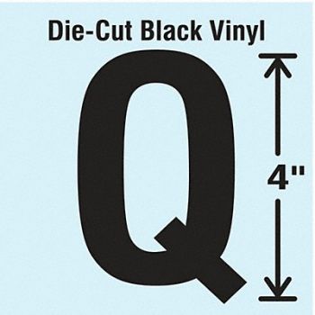 STRANCO INC Die Cut Letter Label Q 10 Cards PK10, 30XC24