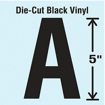 STRANCO INC Die Cut Letter Label A 10 Cards PK10, 30XC44