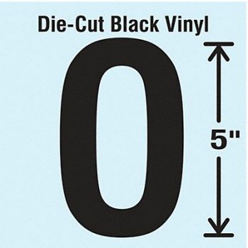 STRANCO INC Die Cut Letter Label O 10 Cards PK10, 30XC58