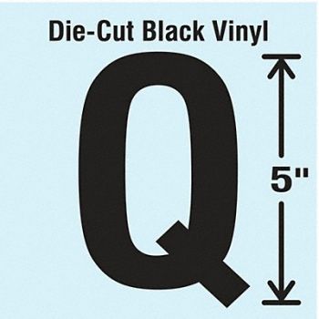 STRANCO INC Die Cut Letter Label Q 10 Cards PK10, 30XC60
