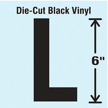 STRANCO INC Die Cut Letter Label L, 30XC91