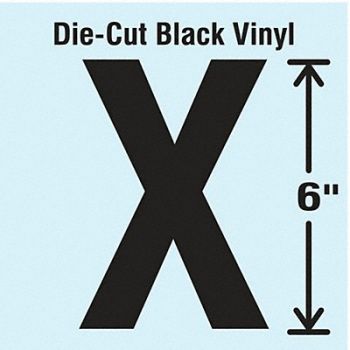 STRANCO INC Die Cut Letter Label X, 30XD04