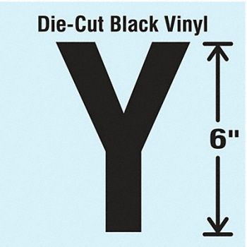 STRANCO INC Die Cut Letter Label Y, 30XD05
