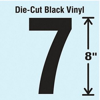 STRANCO INC Die Cut Number Label 7, 30XD14