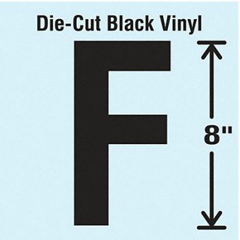 STRANCO INC Die Cut Letter Label F, 30XD22
