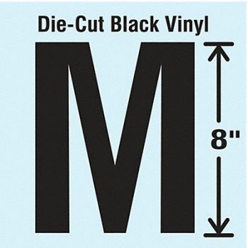 STRANCO INC Die Cut Letter Label M, 30XD29
