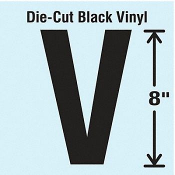 STRANCO INC Die Cut Letter Label V, 30XD38