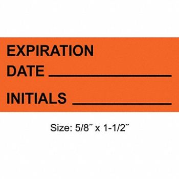 STRANCO INC Inspection Label English Inventory PK350, 30XD52